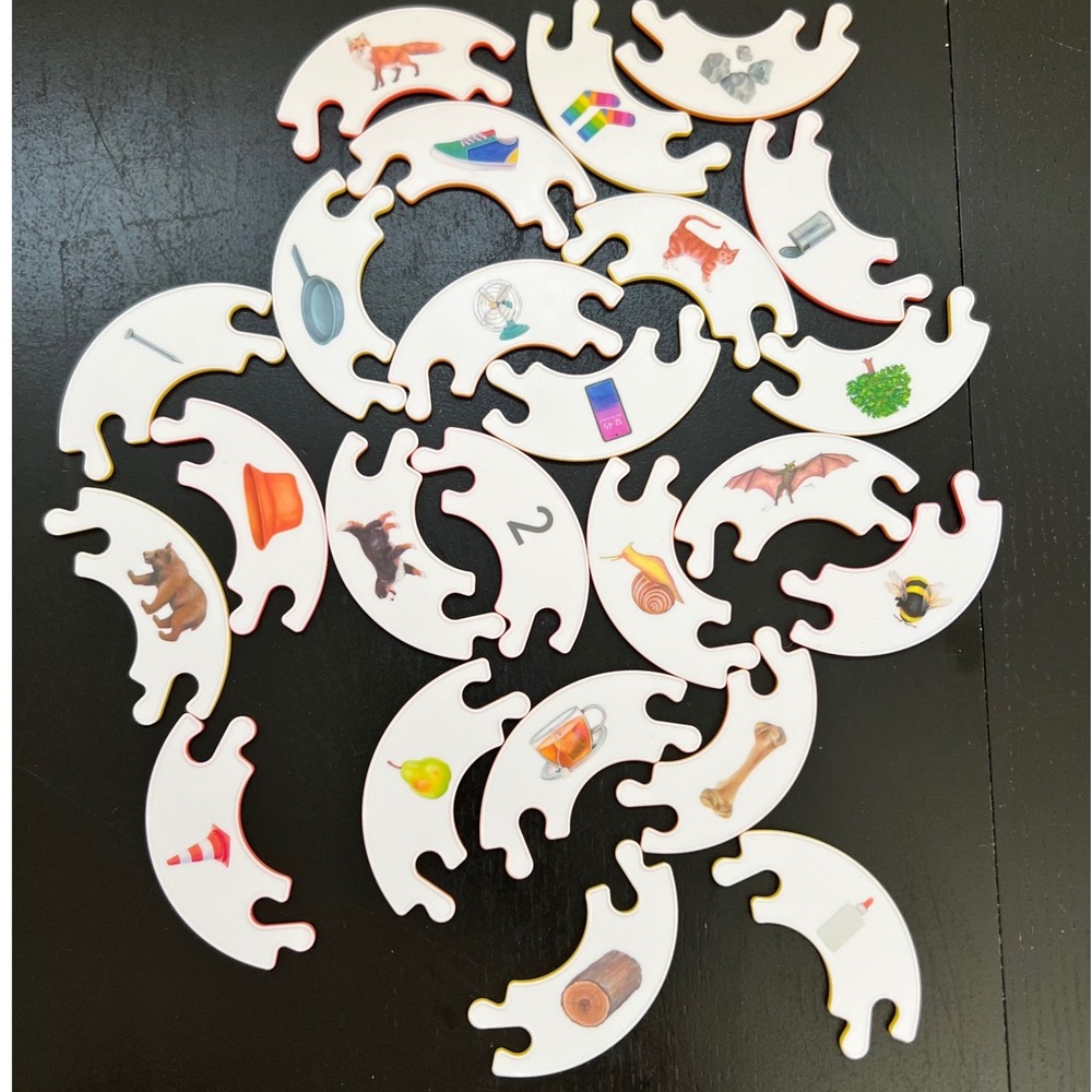 Lovevery Rhyming Rings Puzzle Multicolor Replacement Parts 4 Years Old
